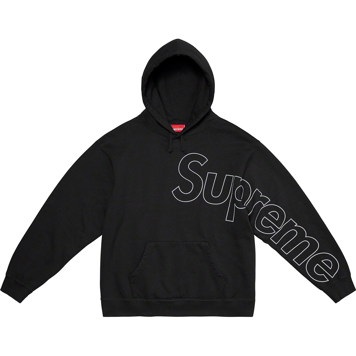 Reflective Hooded Sweatshirt view 8